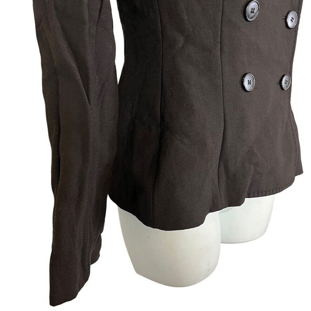 Dolce & Gabbana Womens Brown Wool Steampunk Whimsigoth Suit Jacket Blazer 40 / 4 - Picture 4 of 16